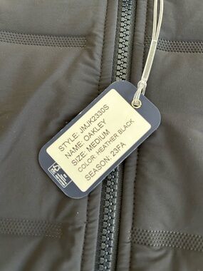 Oakley Black and Heather Gray Softshell Jacket